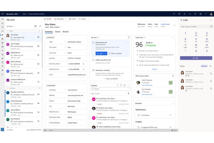 مایکروسافت داینامیک crm